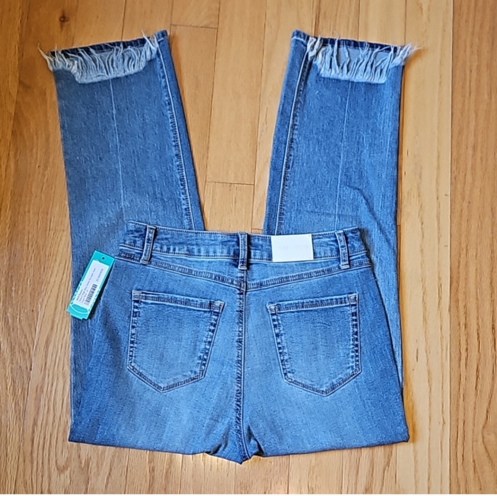 1822 - Denim Sherri High Rise Ankle Straight jeans, - Picture 10 of 13